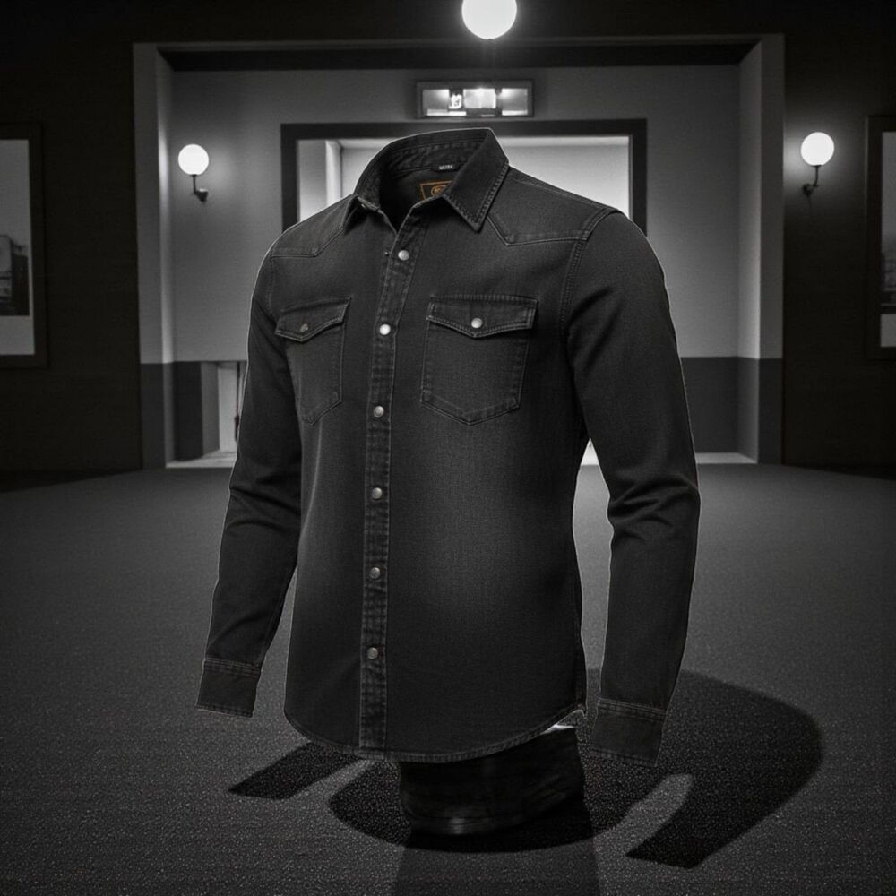 Milwaukee Performance Aramid-Lined Riding Jacket – Black Denim (XXL)